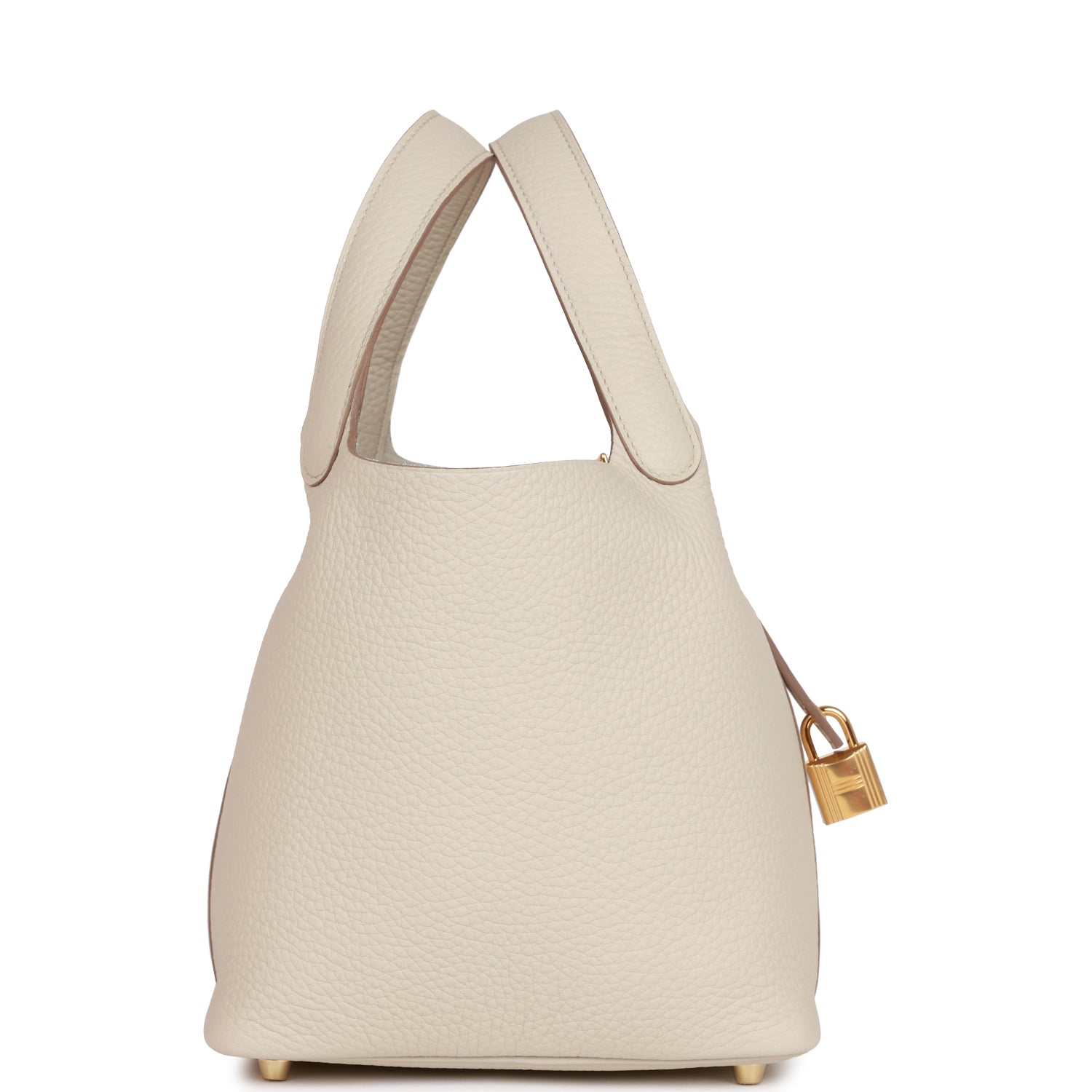 HERMES Picotin Lock 18 Beton Clemence Gold Hardware