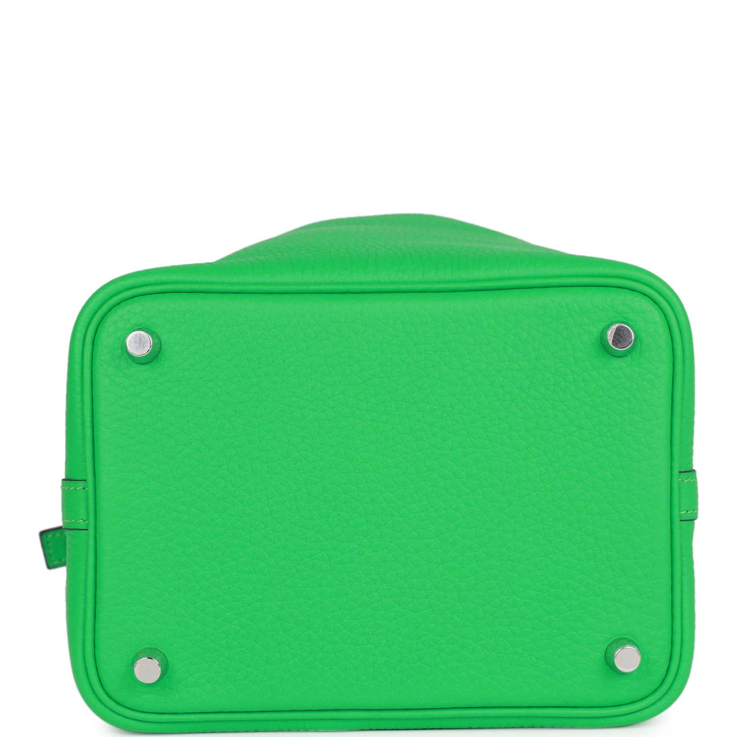 HERMES Picotin Lock 18 Vert Comics Clemence Palladium Hardware