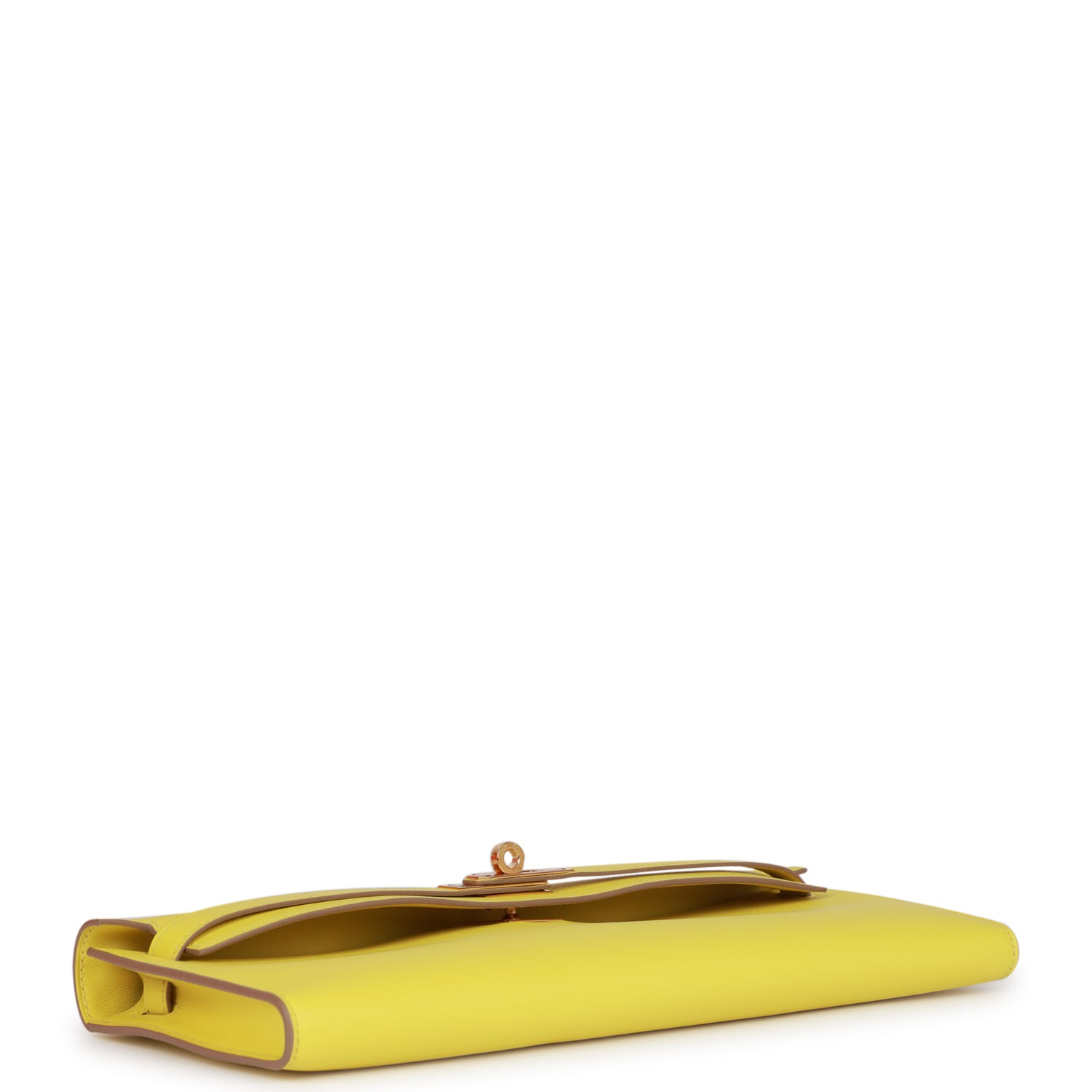 HERMES Kelly Cut Lime Swift Gold Hardware