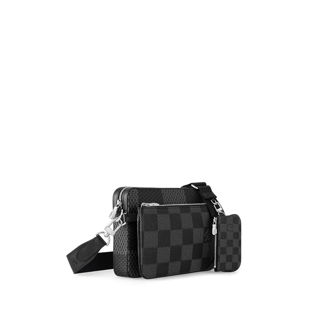 LOUIS VUITTON Trio Messenger Bag Grey