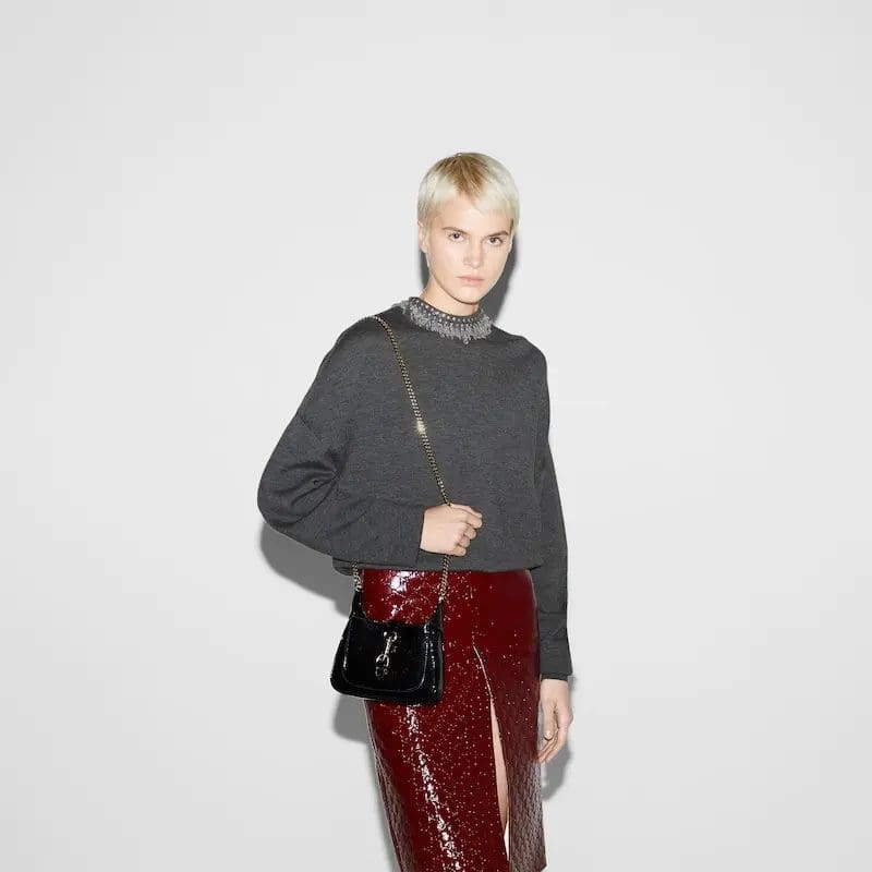 GUCCI JACKIE NOTTE MINI SHOULDER BAG