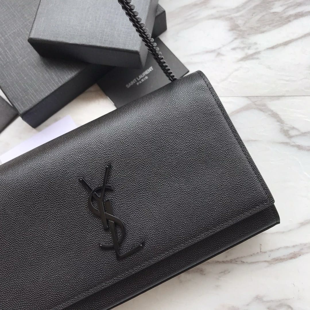 Saint Laurent Kate Medium In Grain De Poudre Embossed Leather