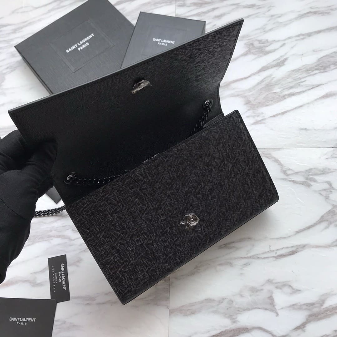 Saint Laurent Kate Medium In Grain De Poudre Embossed Leather