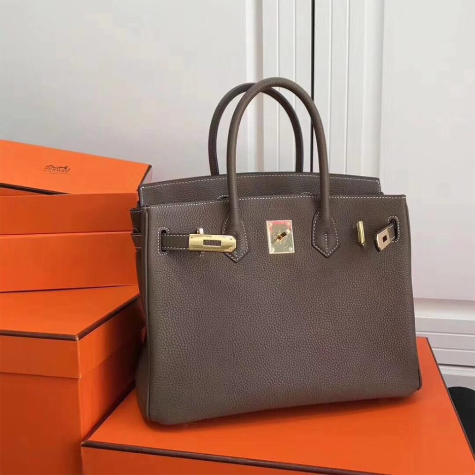 HERMES BIRKIN BAG 30 (Elephant Gray)