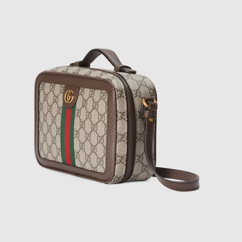 GUCCI Ophidia small crossbody bag with Web