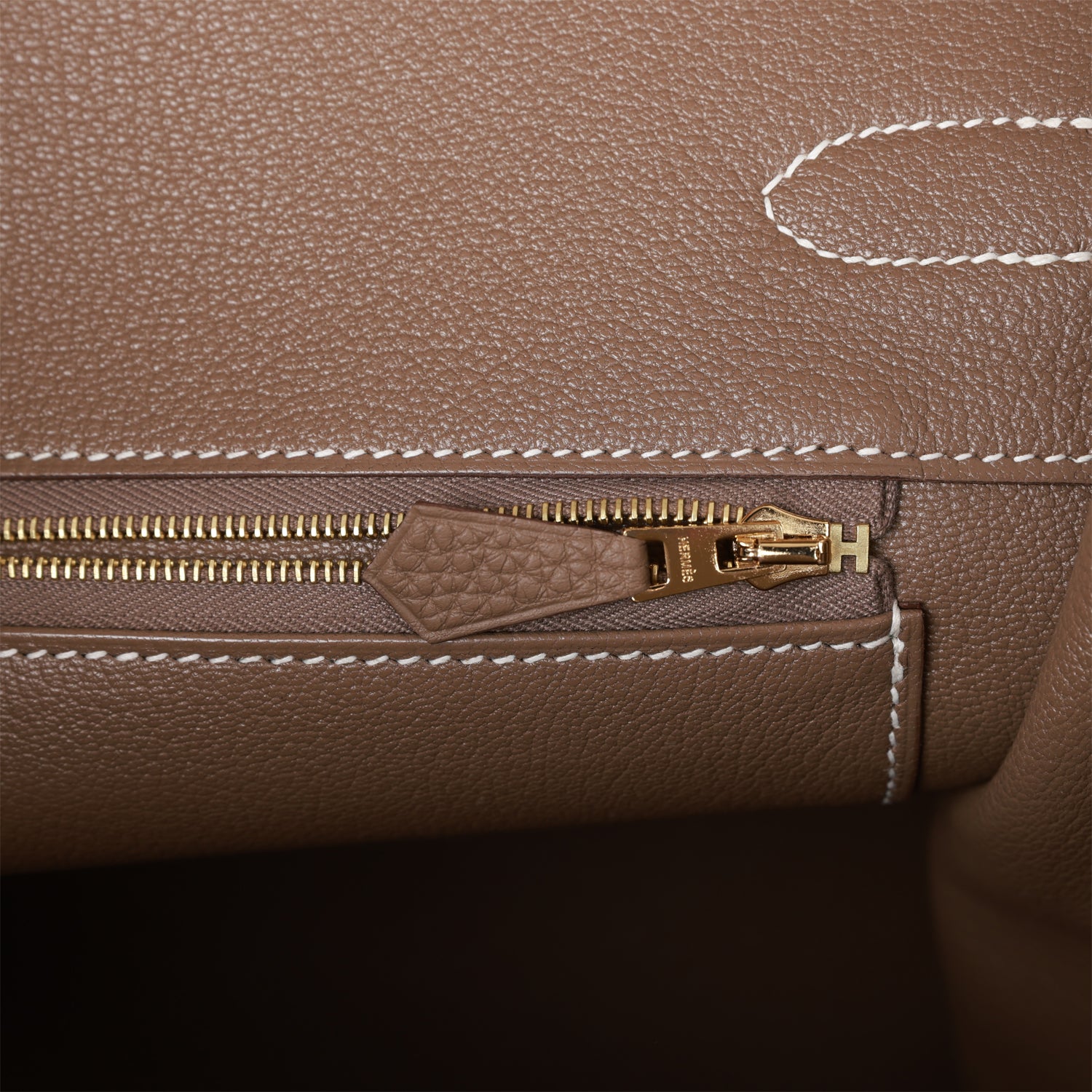 HERMES Birkin 35 Etoupe Togo Gold Hardware