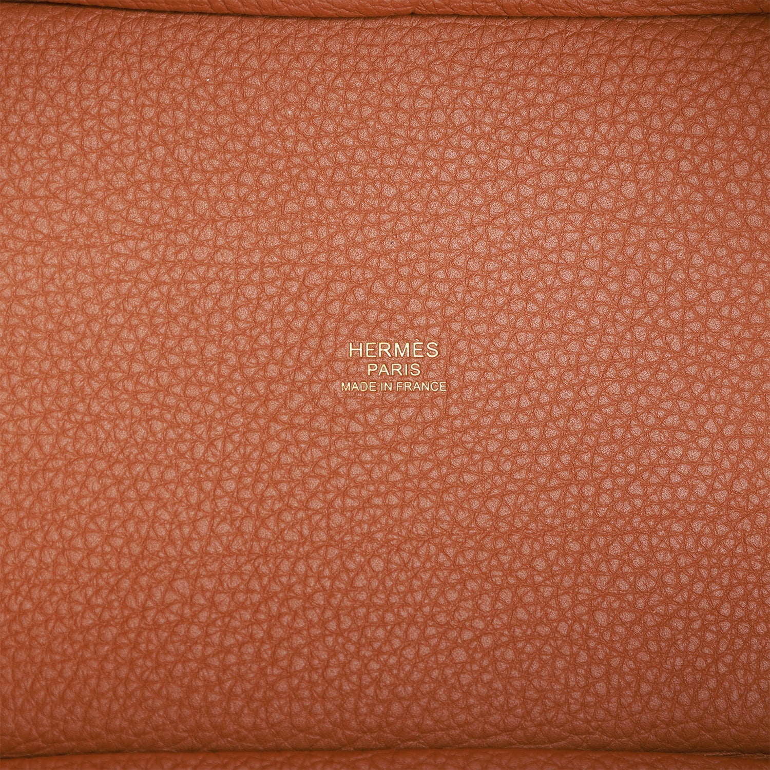 HERMES Eclat Picotin Lock 18 Gold Clemence Gold Hardware