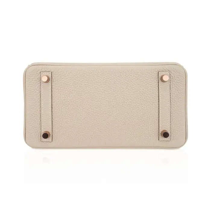 HERMES Birkin 35 Craie Togo Palladium Hardware rose gold