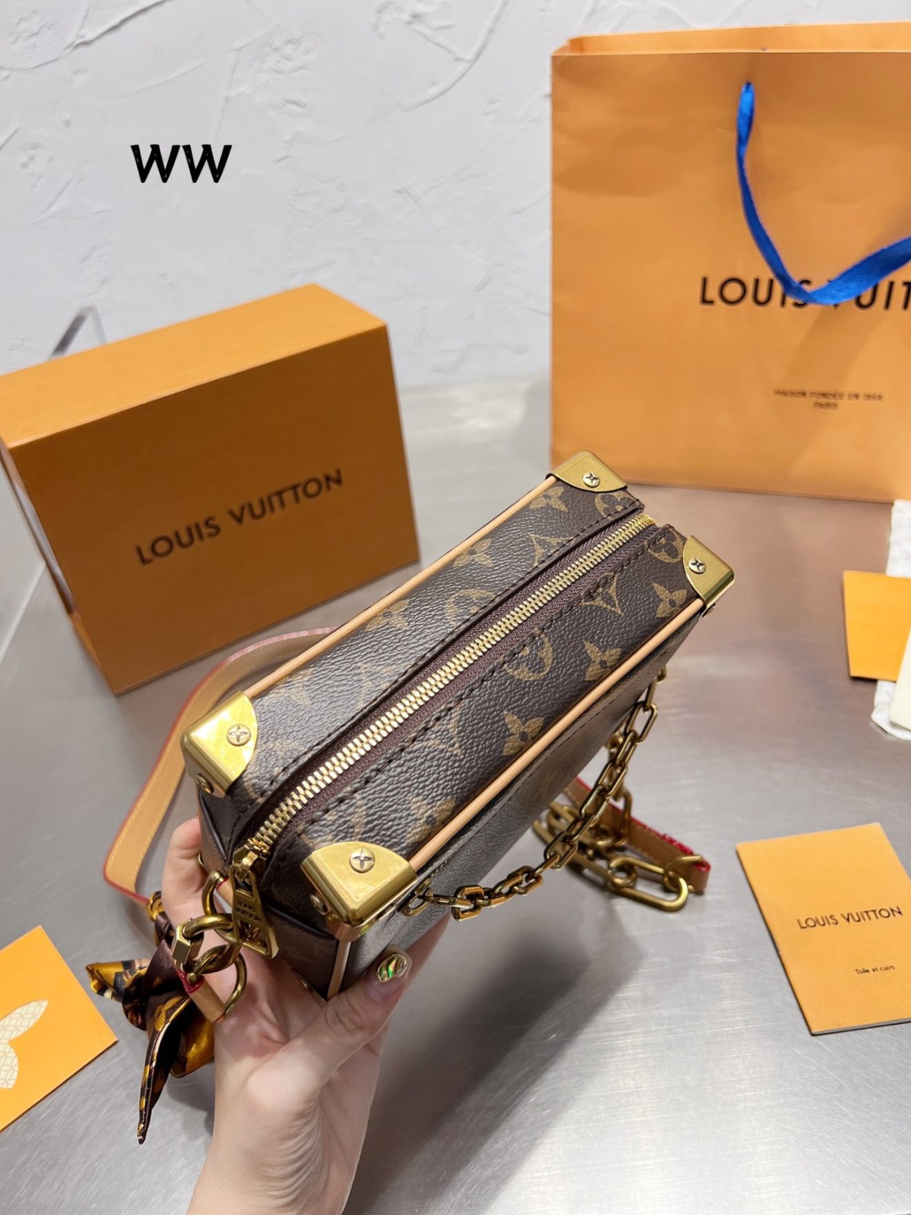 Louis Vuitton Mini Soft Trunk Monogram Legacy Brown