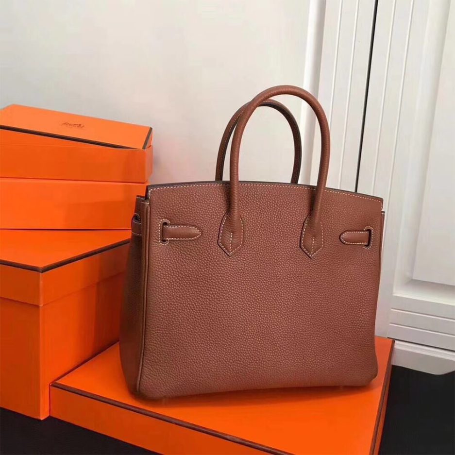 HERMES BIRKIN BAG 30（golden brown）