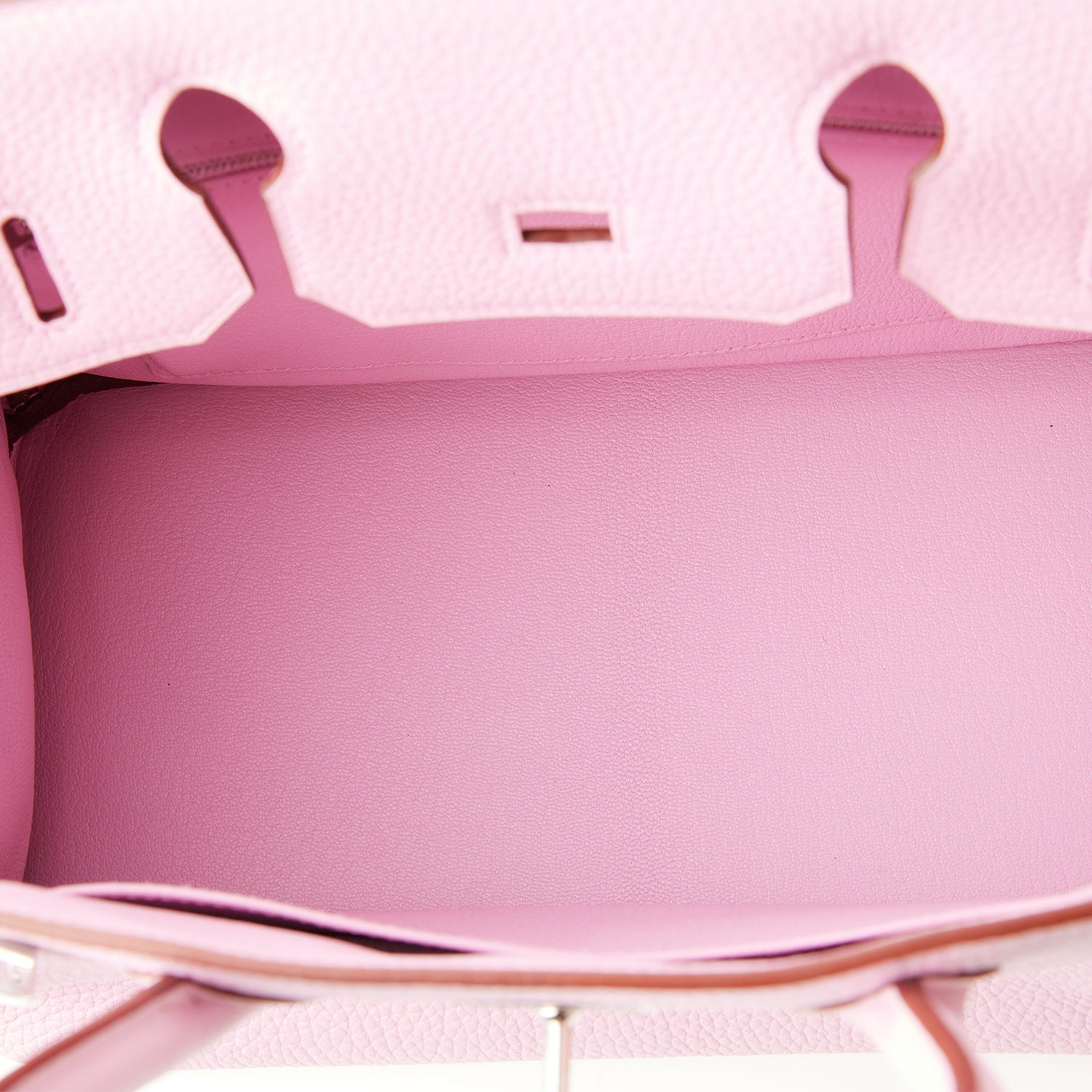 HERMES Birkin 30 Mauve Syestre Clemence Palladium Hardware