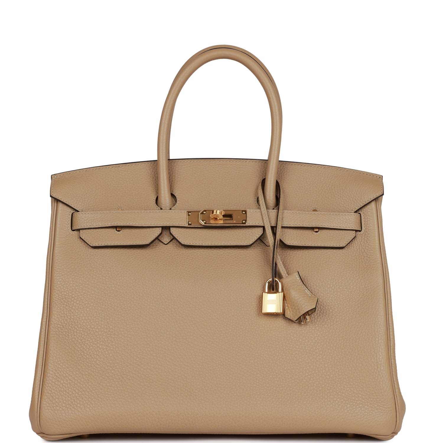 HERMES Birkin 35 TrencHERMES Clemence Gold Hardware