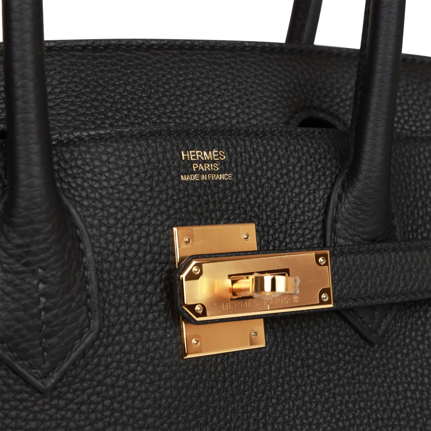 HERMES Birkin 30 Black Togo Gold Hardware