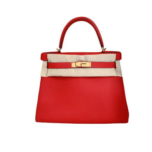 Hermes Kelly 28 （ red ）