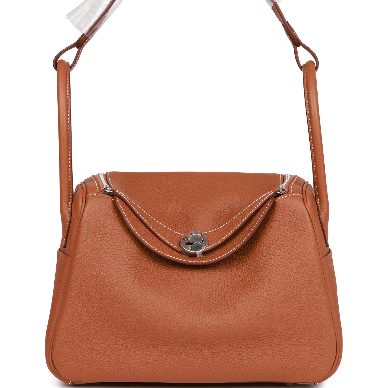 HERMES Lindy 26 Gold Clemence Palladium Hardware
