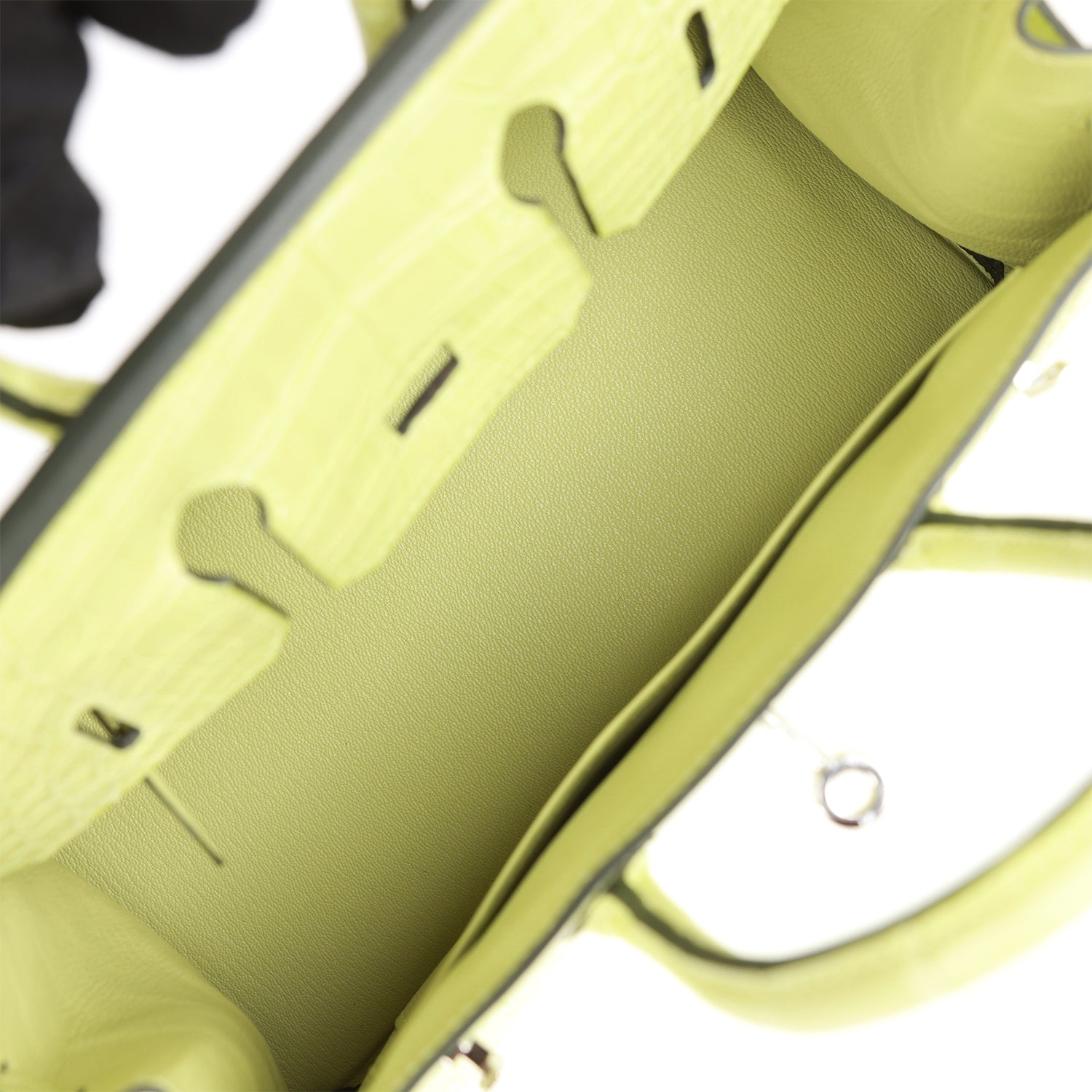 HERMES Birkin 25 Jaune Bourgeon Matte Alligator Palladium Hardware