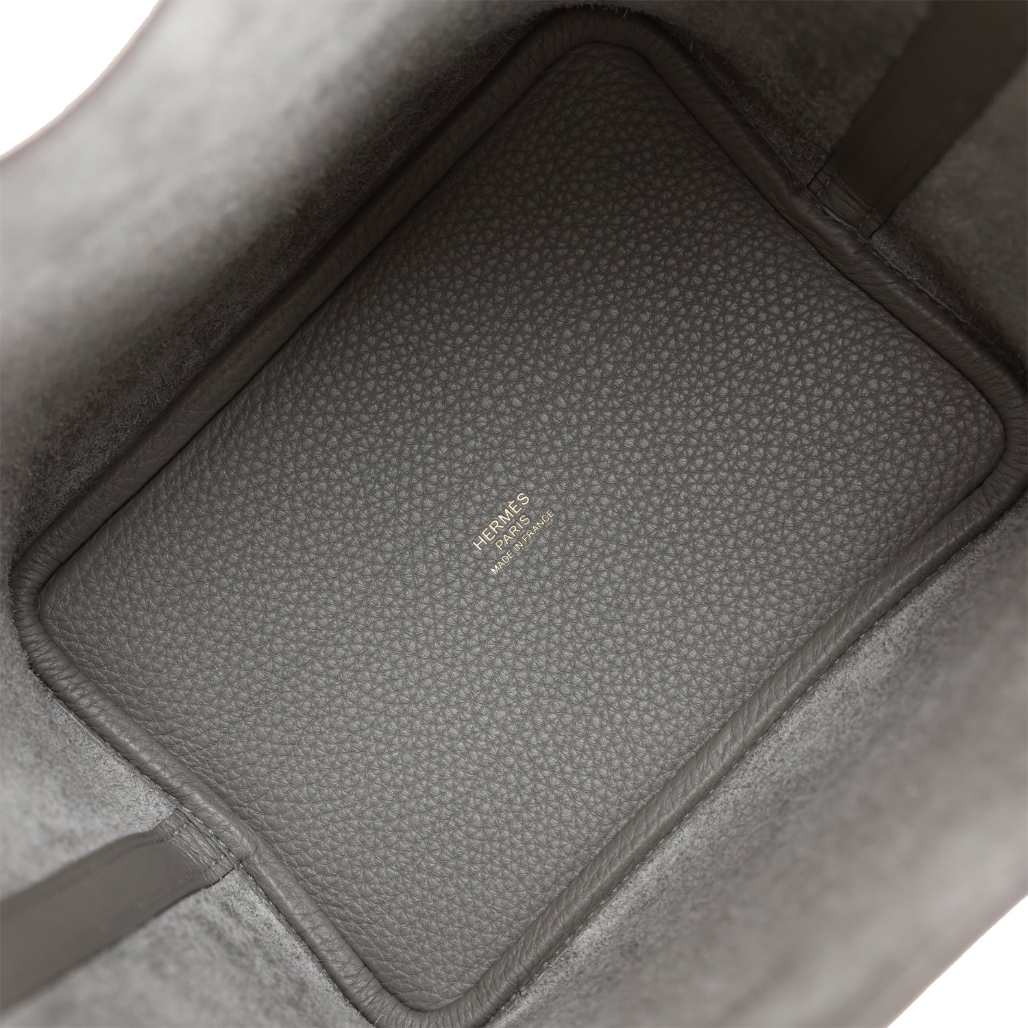 HERMES Picotin Lock 18 Gris Meyer Clemence Gold Hardware