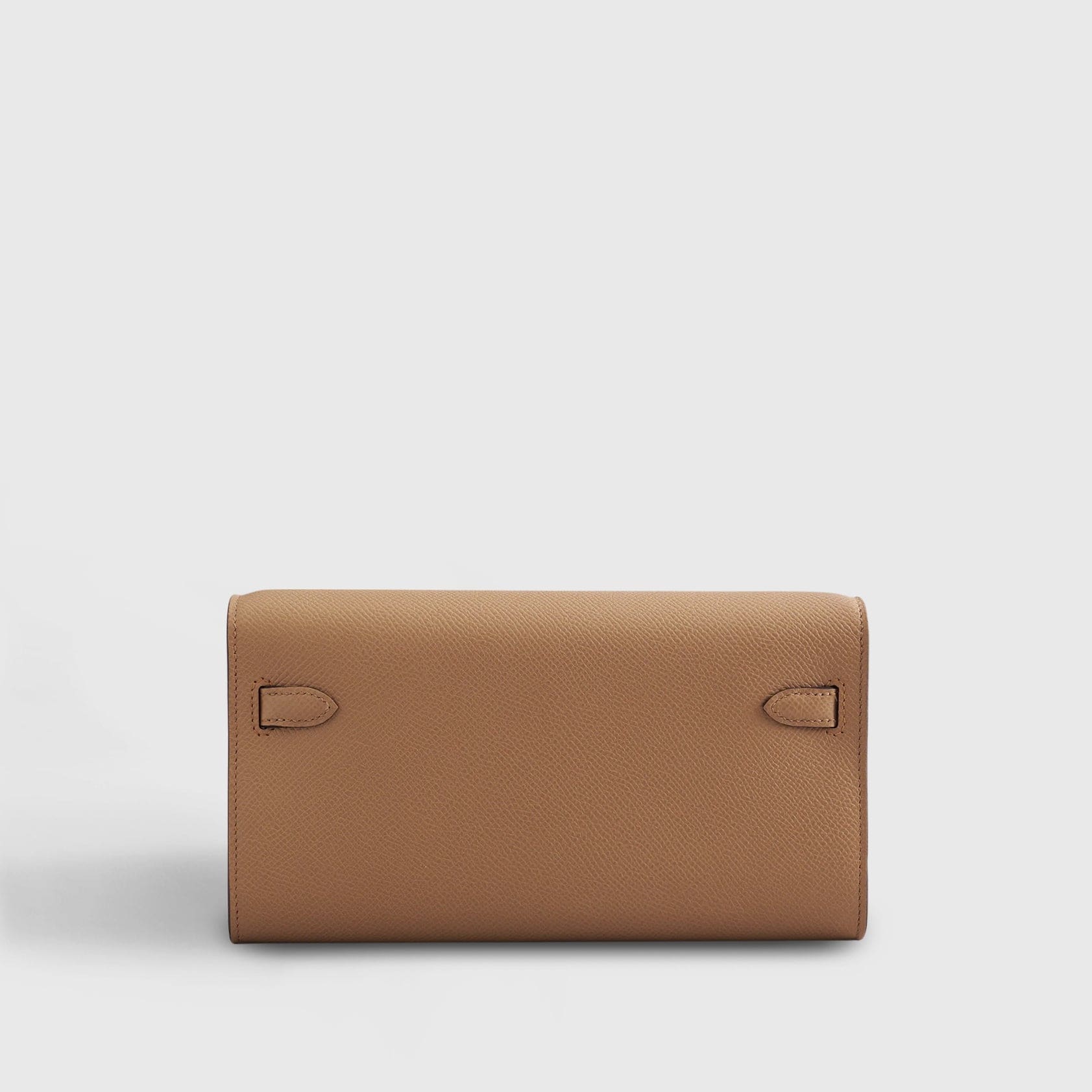 HERMES Kelly To Go Epsom Biscuit/Mauve Sylvester Gold Hardware