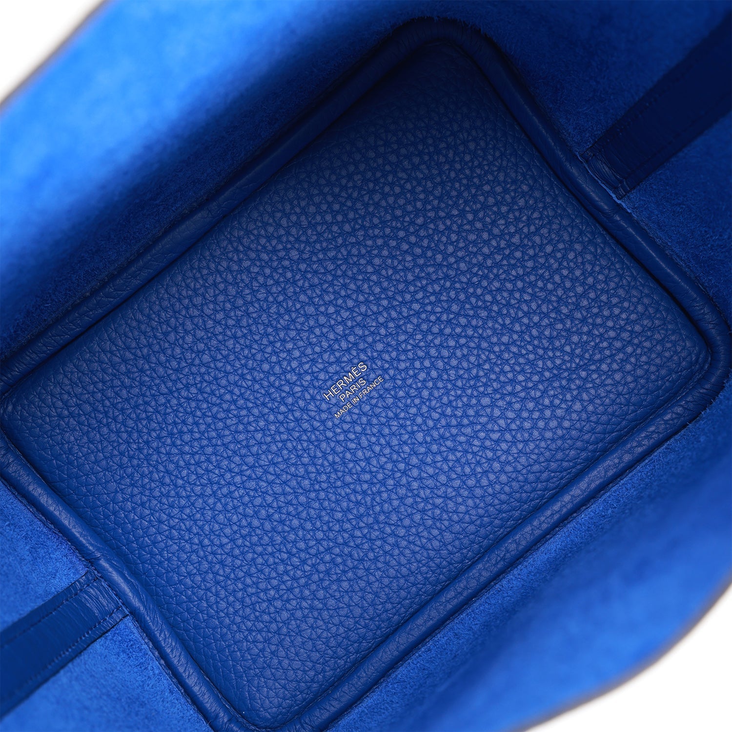 HERMES Picotin Lock 18 Bleu Royal Clemence Gold Hardware
