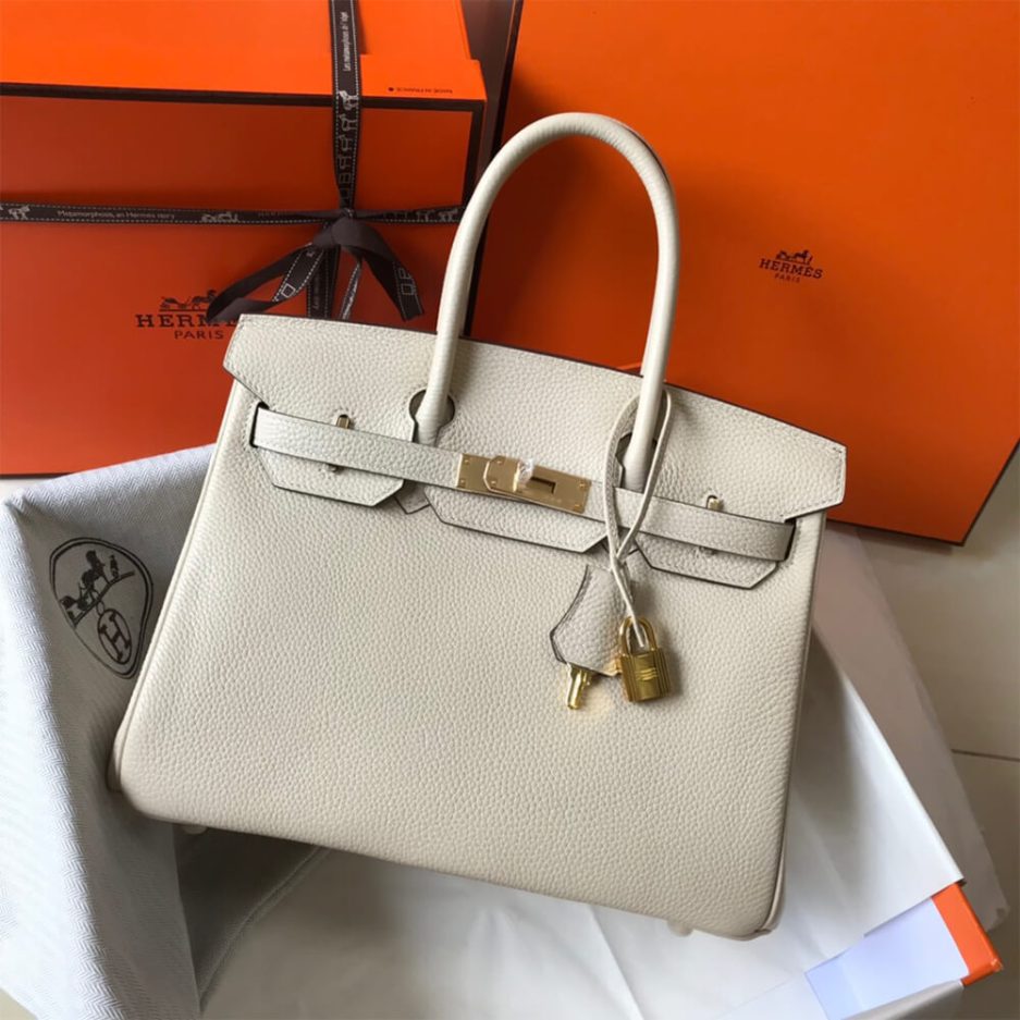 HERMES BIRKIN BAG 30 （IVORY WHITE）