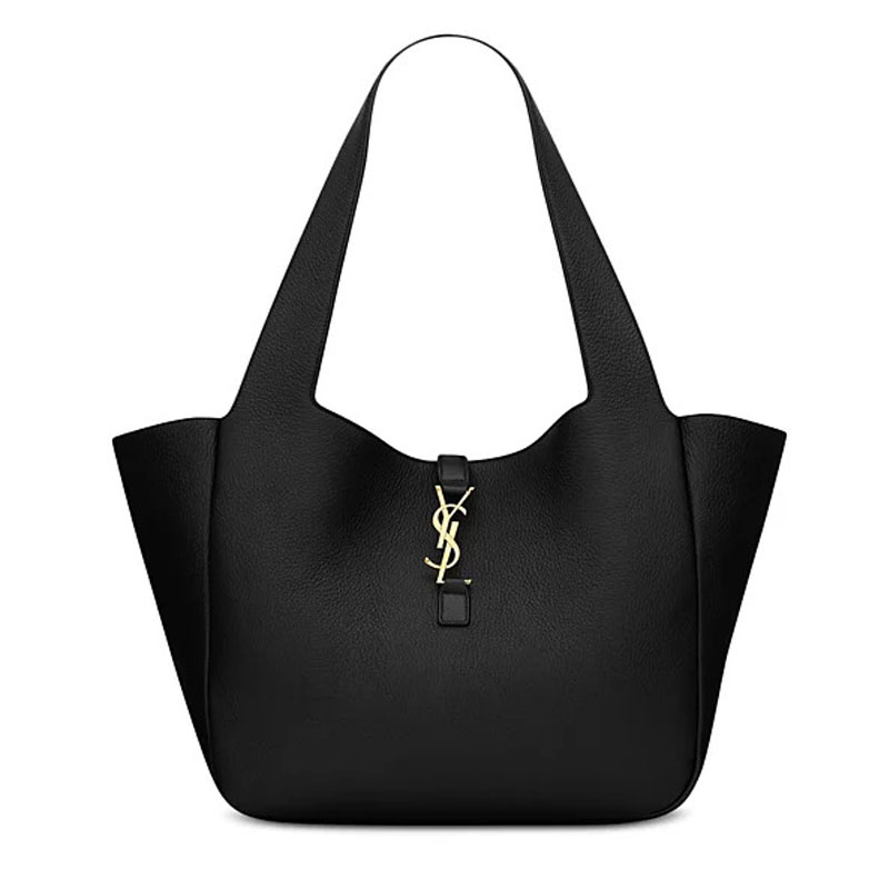 SAINT LAURENT Le 5 ?? 7 Bea textured-leather tote