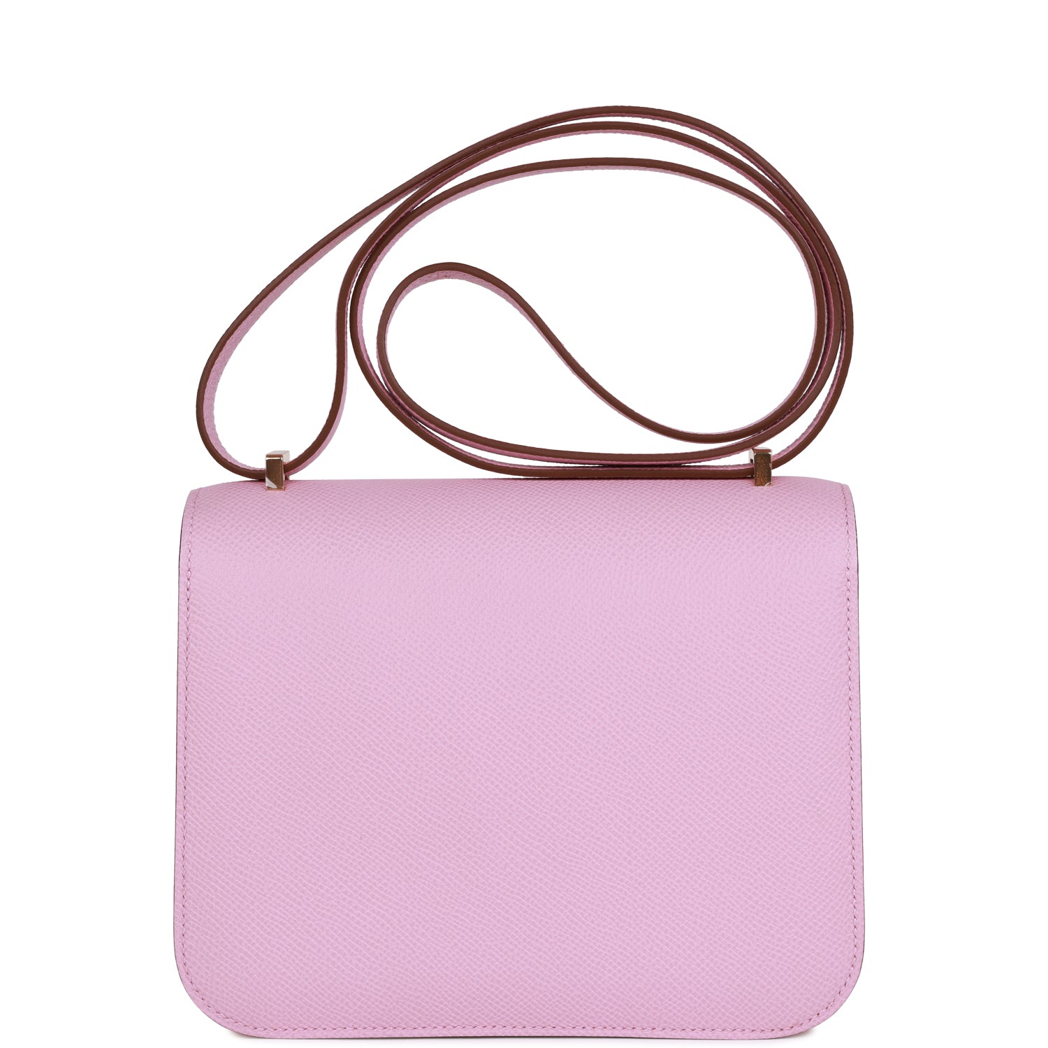 HERMES Constance 18 Mauve Syestre Epsom Rose Gold Hardware