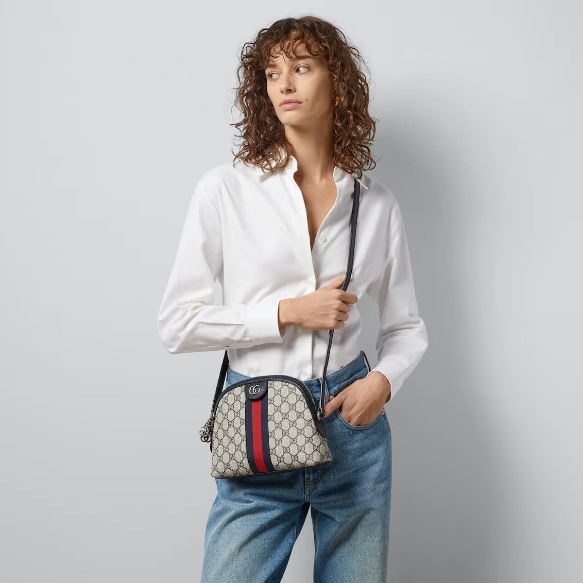 GUCCI OPHIDIA SMALL GG SHOULDER BAG