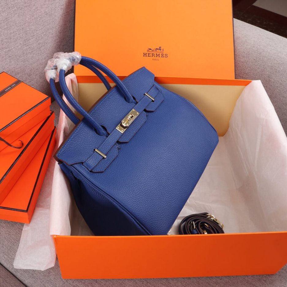 HERMES BIRKIN BAG 25（BLUE）