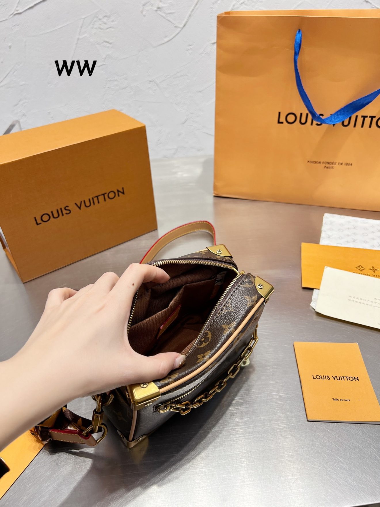 Louis Vuitton Mini Soft Trunk Monogram Legacy Brown