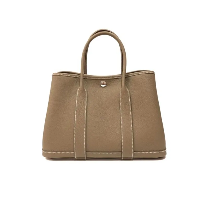 HERMÈS ETOUPE GREY NEGONDA GARDEN PARTY TPM