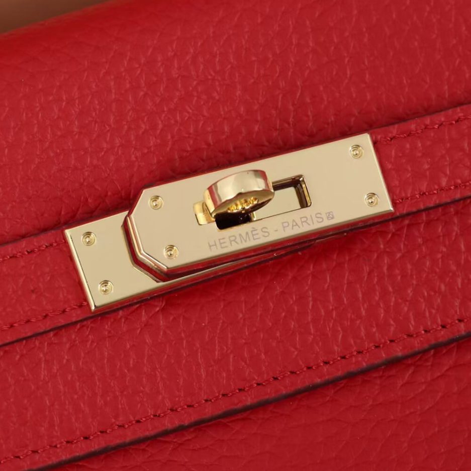Hermes Kelly 28 （ red ）