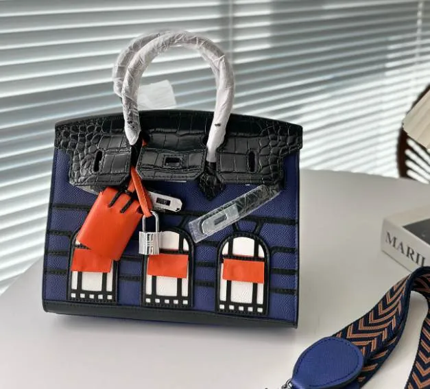 HERMÈS LIMITED EDITION MATTE ALLIGATOR NIGHT BIRKIN FAUBOURG 20 HANDBAG IN DEEP BLUE, BLUE MARINE