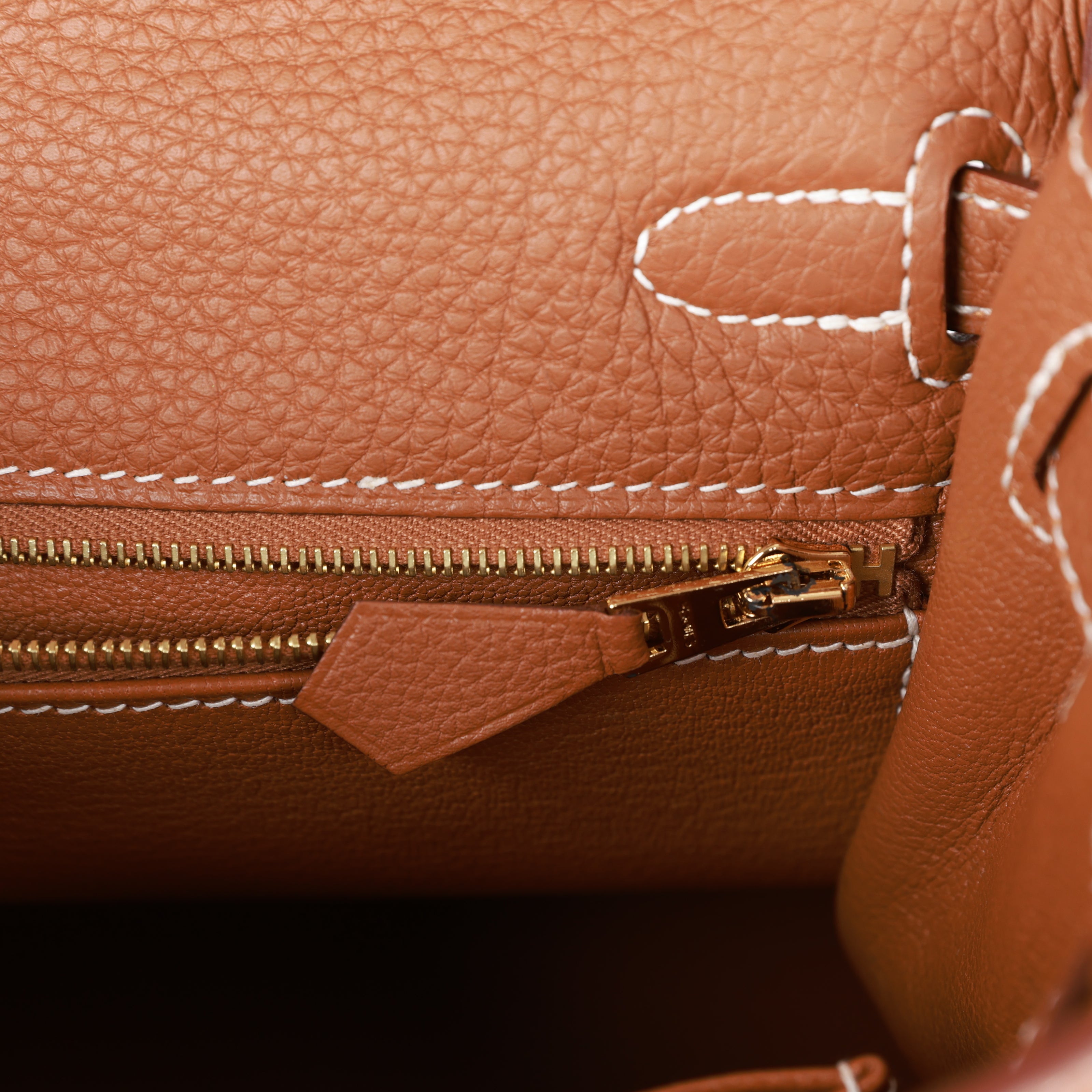 HERMES Kelly Retourne 25 Gold Togo Gold Hardware