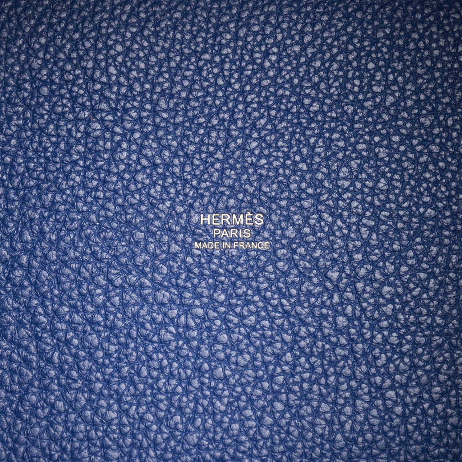 HERMES Picotin Lock 18 Bleu Saphir Maurice Gold Hardware