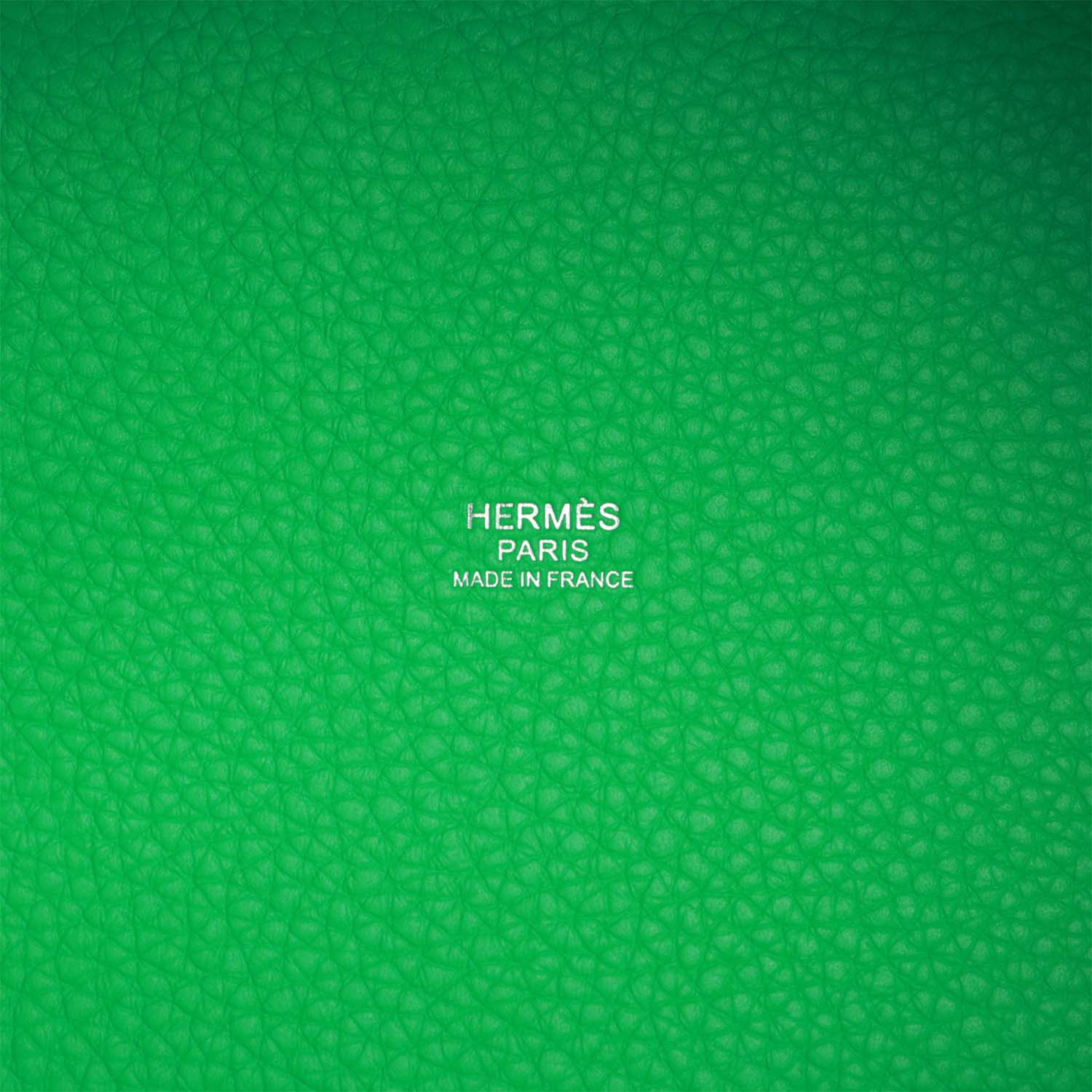 HERMES Picotin Lock 18 Vert Comics Clemence Palladium Hardware