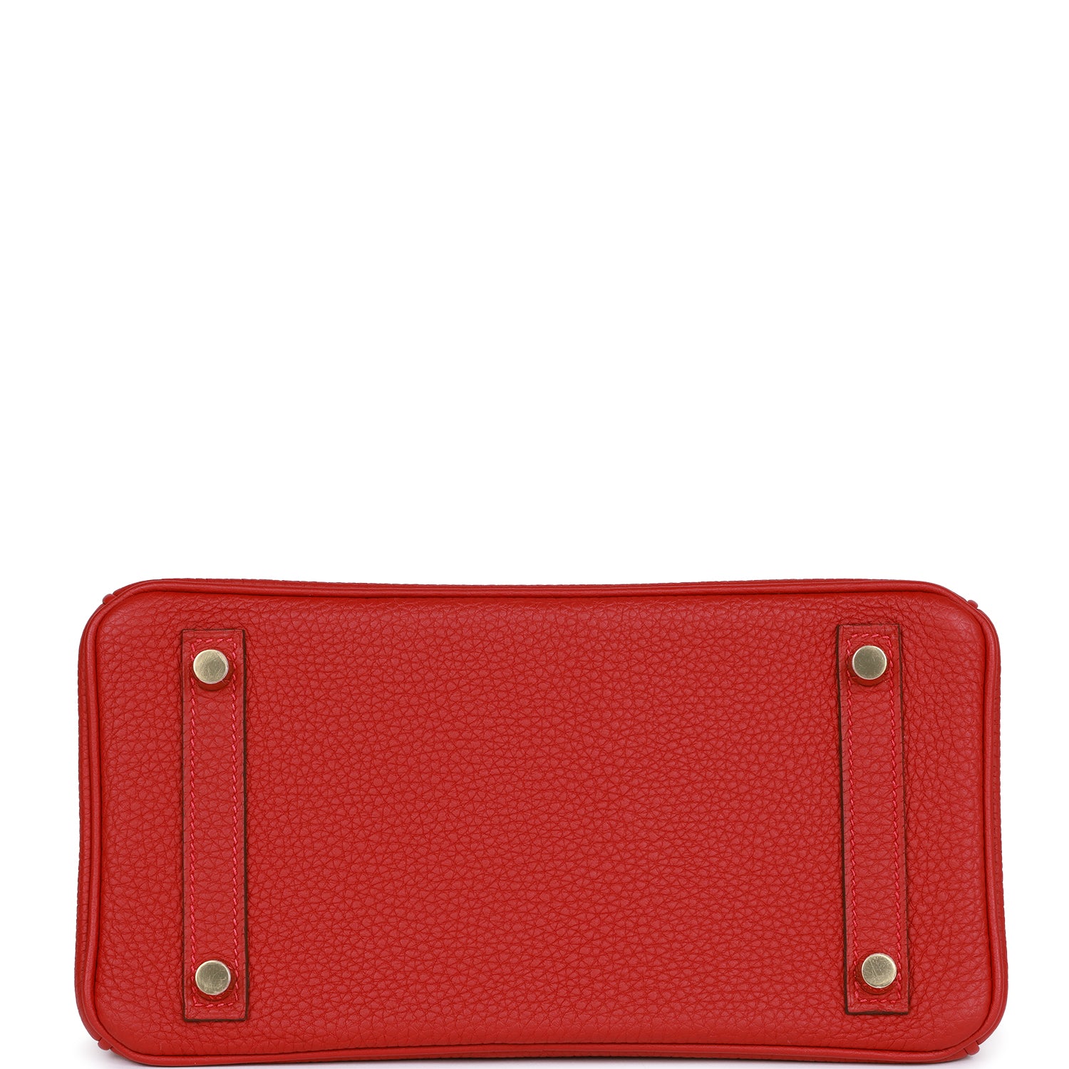 HERMES Birkin 25 Rouge Vif Togo Gold Hardware