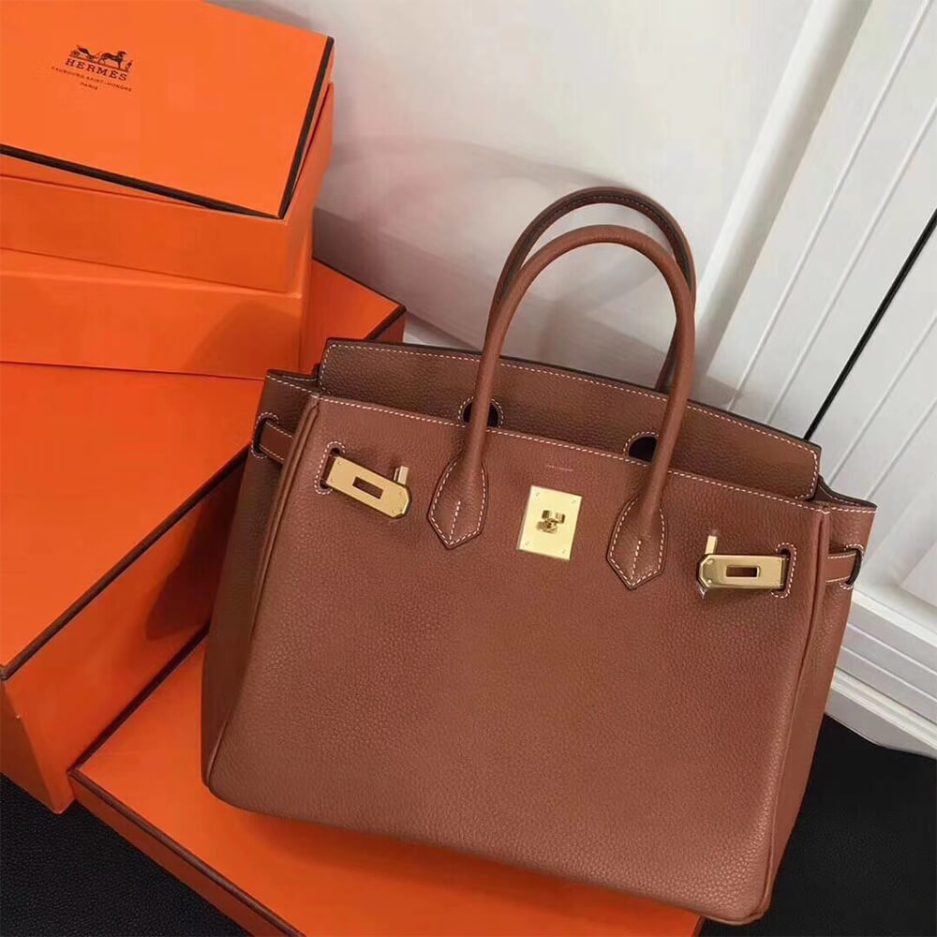 HERMES BIRKIN BAG 30（golden brown）