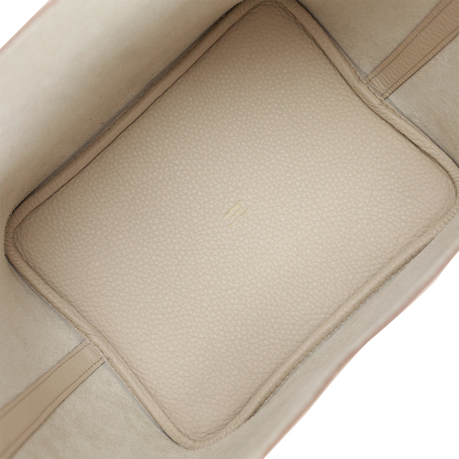 HERMES Picotin Lock 22 Beton Clemence Gold Hardware