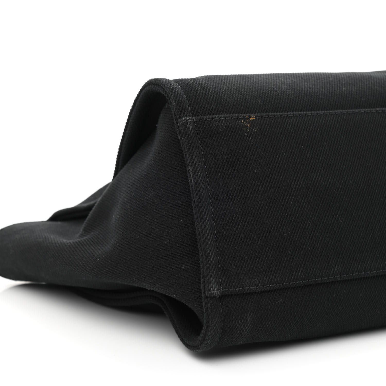 CHANEL Canvas Pearl Medium Deauville Tote Black