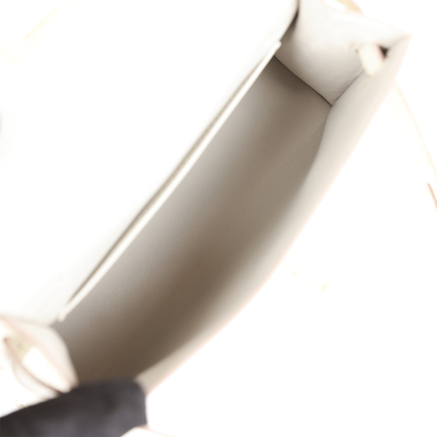 HERMES Kelly Sellier 20cm Beton Matte Alligator Gold Hardware