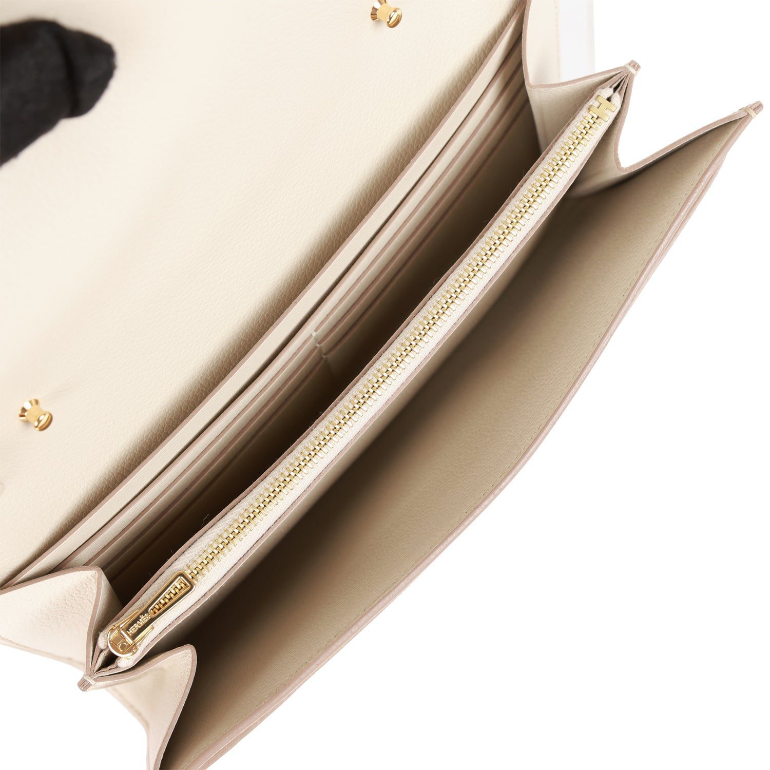 Hermes Constance Wallet To Go Beton Evercolor Gold Hardware