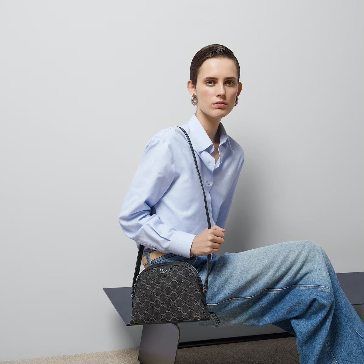 GUCCI OPHIDIA GG SMALL SHOULDER BAG