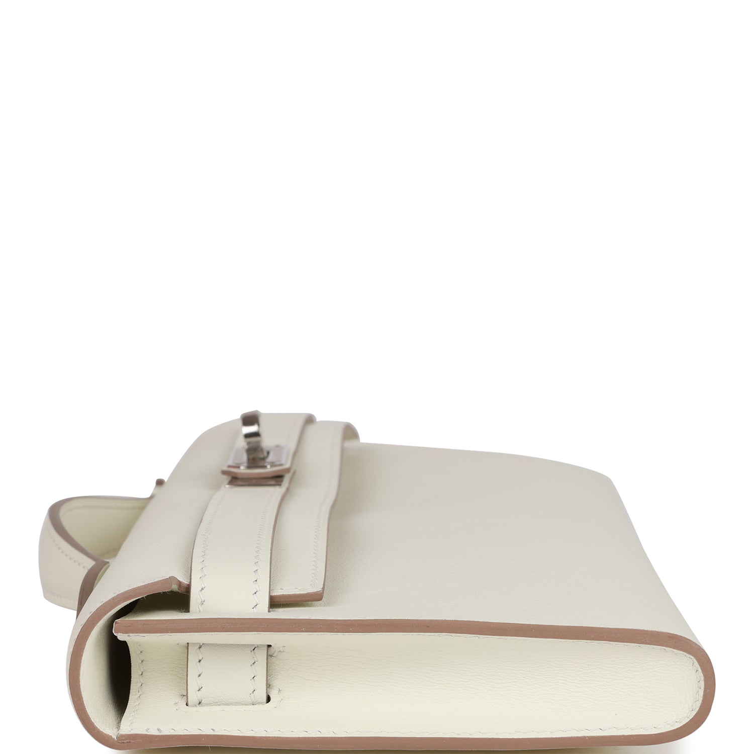 HERMES Kelly Cut Mushroom Swift Palladium Hardware