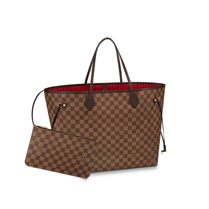 LOUIS VUITTON Damier Ebene Canvas Neverfull GM N41357