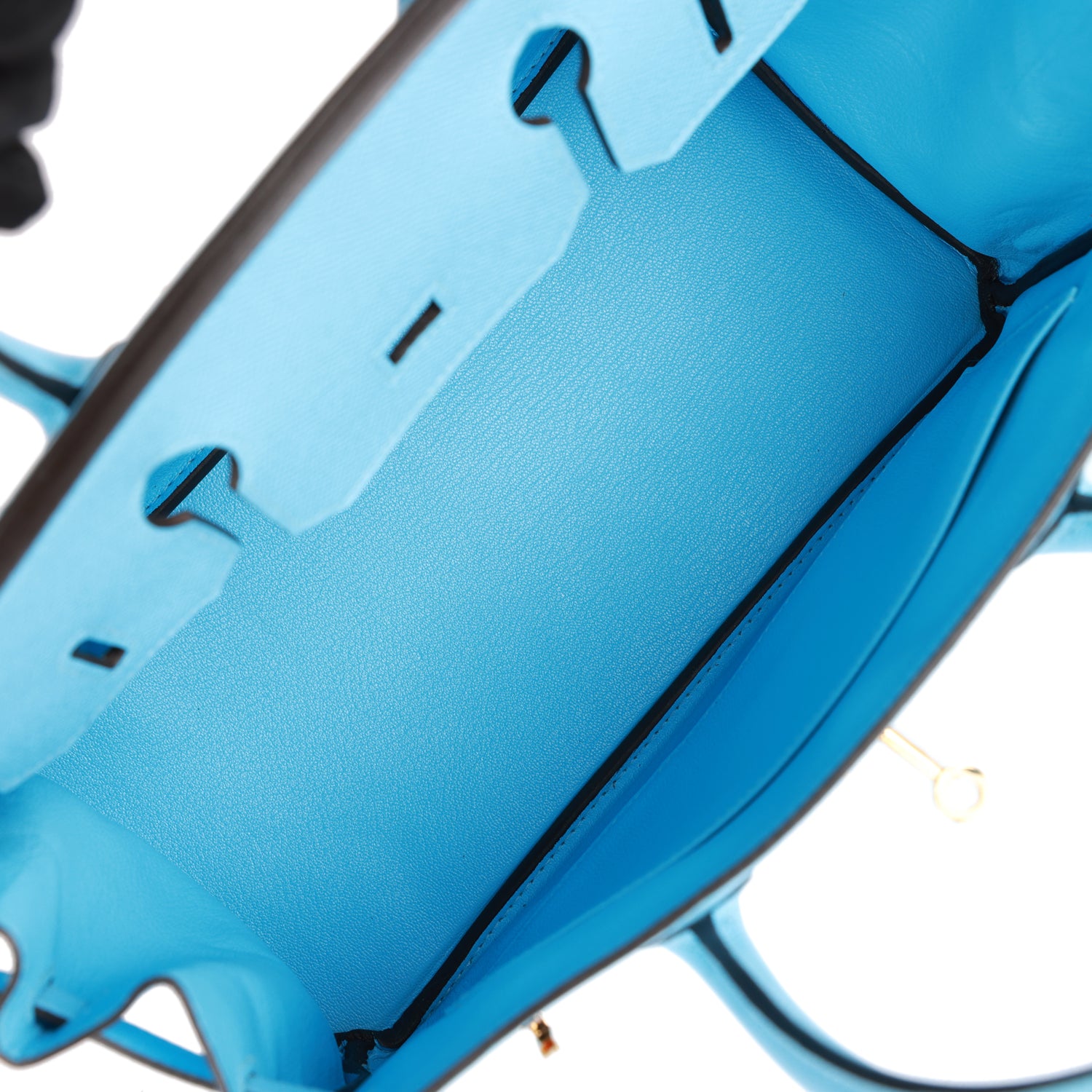 HERMES Birkin 30 Celeste Epsom Gold Hardware