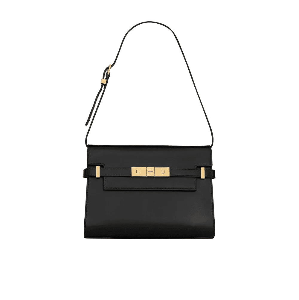 SAINT LAURENT MANHATTAN SMALL SHOULDER BAG IN BOX SAINT LAURENT LEATHER