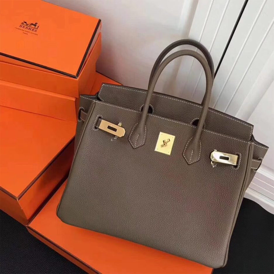 HERMES BIRKIN BAG 30 (Elephant Gray)
