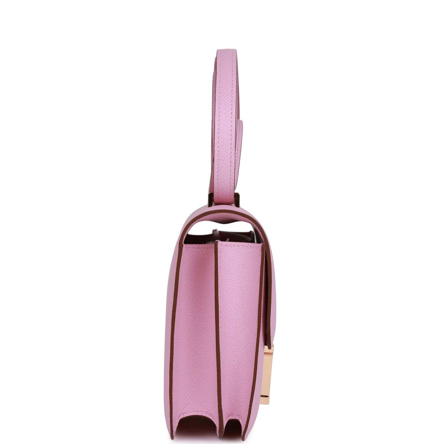 HERMES Constance 18 Mauve Syestre Epsom Rose Gold Hardware