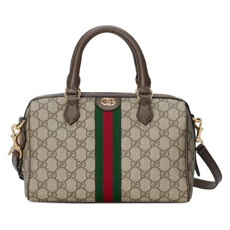 GUCCI OPHIDIA GG SMALL TOP HANDLE BAG