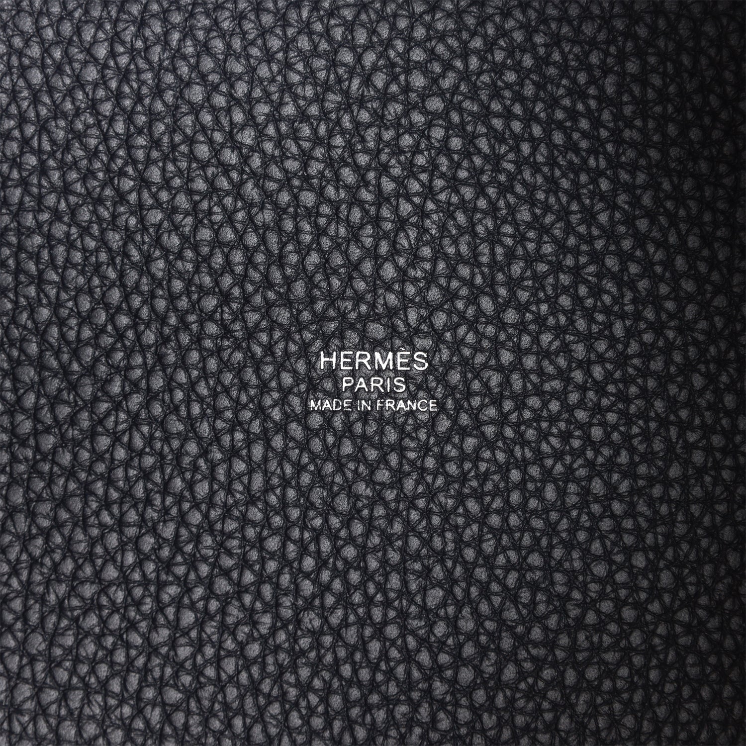 HERMES Picotin Lock 18 Caban Clemence Palladium Hardware